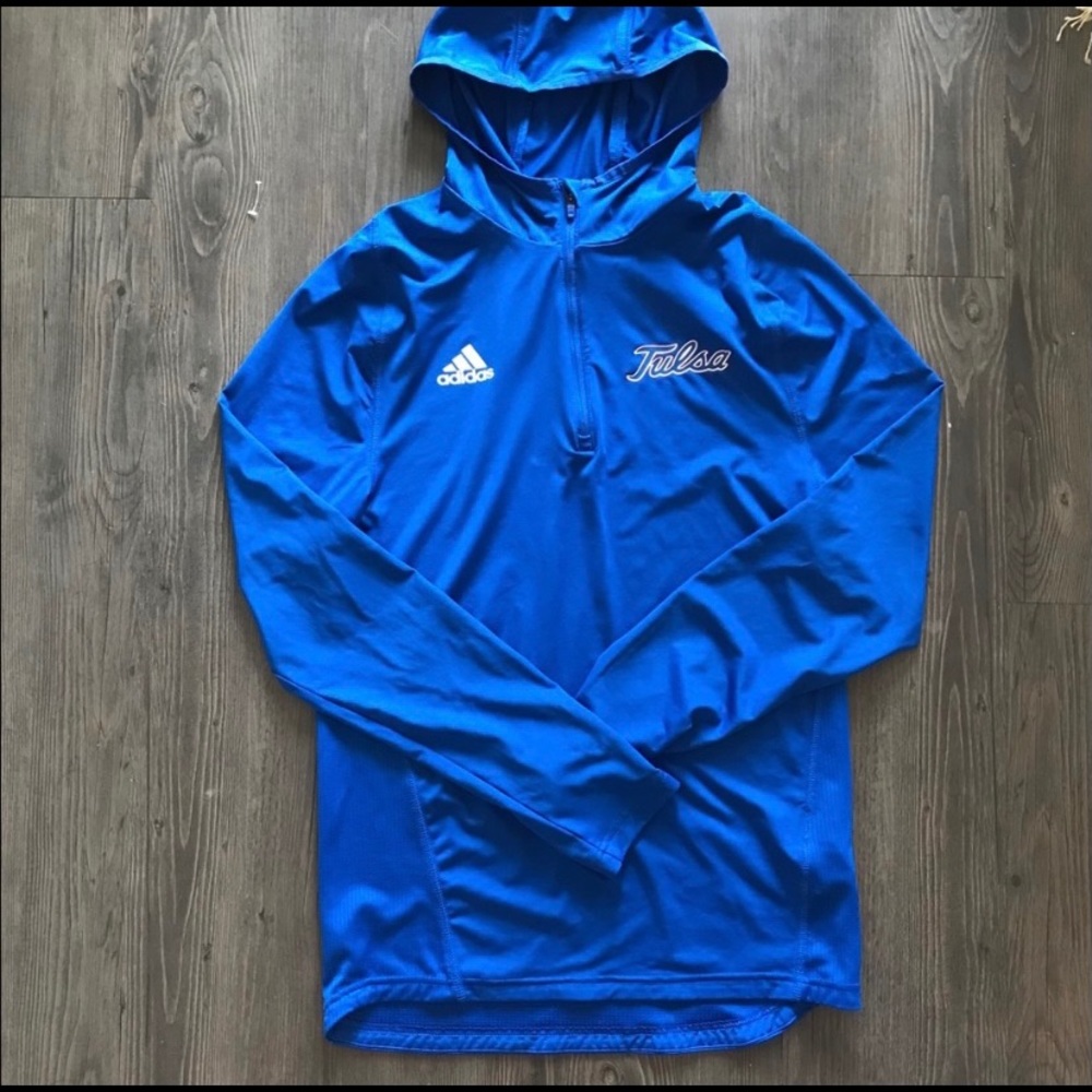 NWOT University of Tulsa TU Adidas Pullover